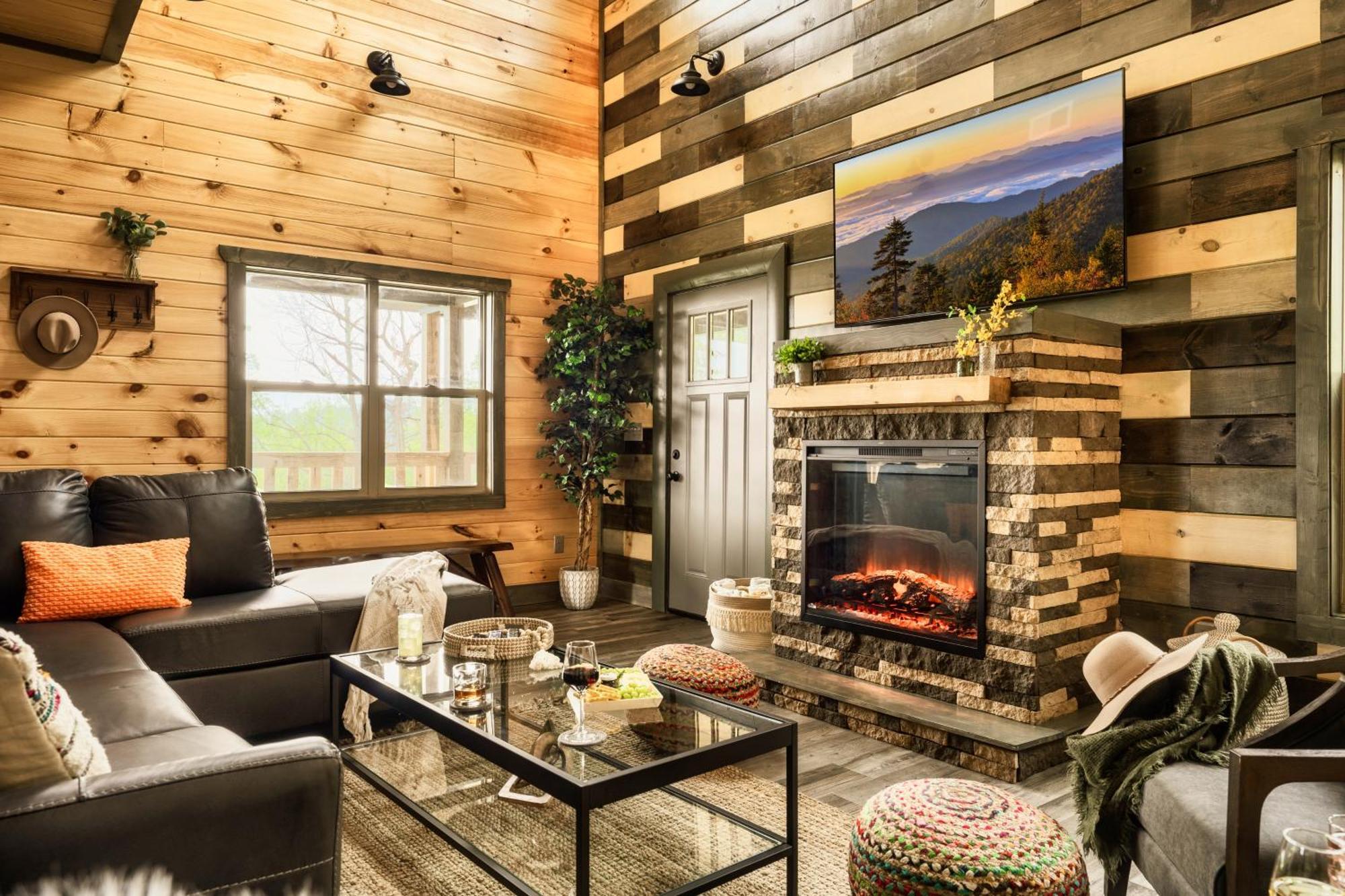 Mountainscape - Brand New Cabin W Views - Hottub - Firetable - Ps5 - Pooltable - 3 Pools Gatlinburg Luaran gambar